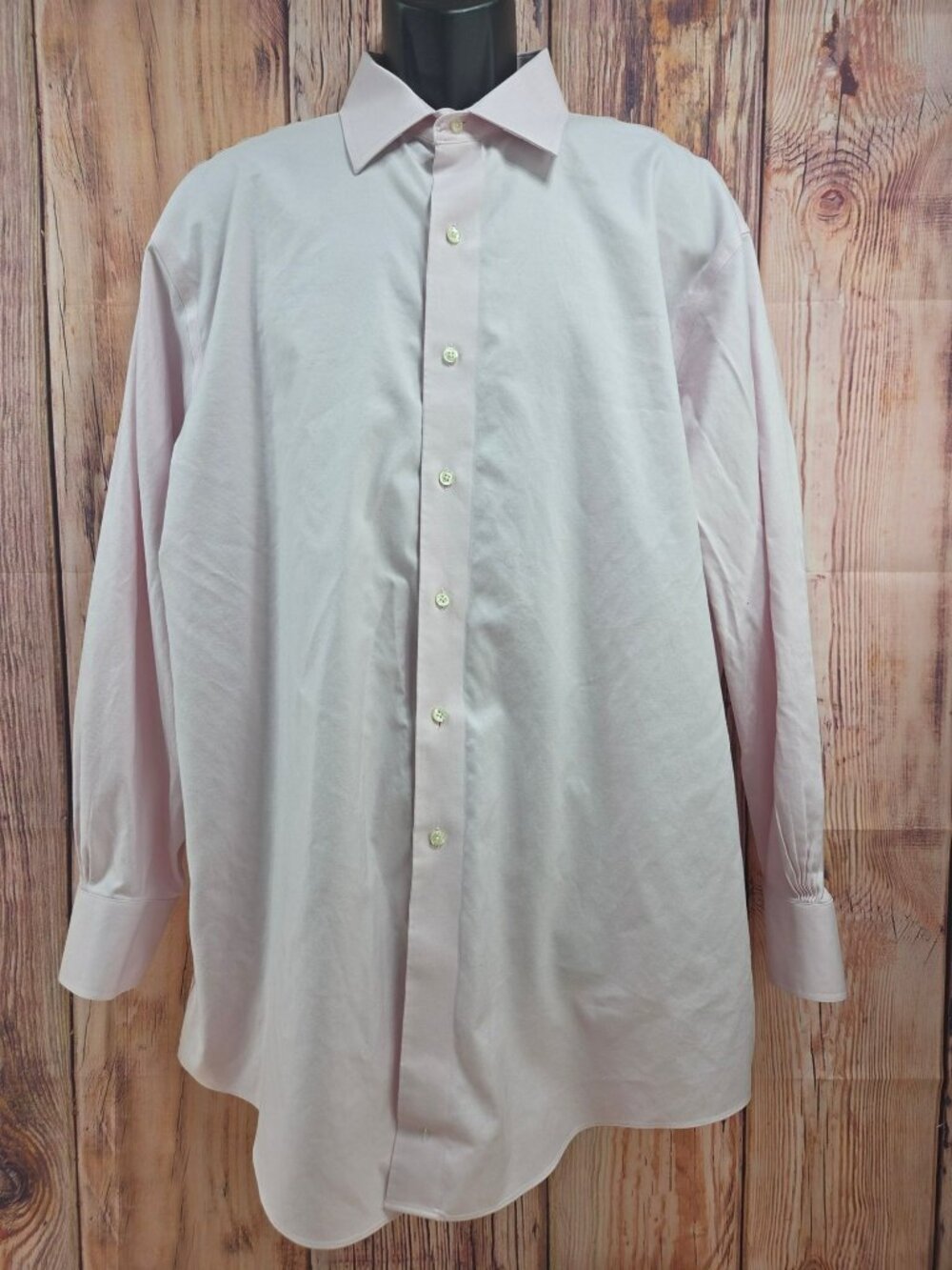 Brooks Brothers Mens Pink Non-Iron Stretch Shirt 17.5-34 XXL Supima Cotton